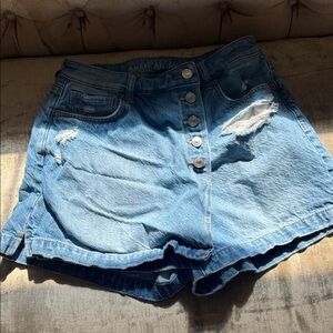American‎ Eagle Outfitters Blue Denim Skort